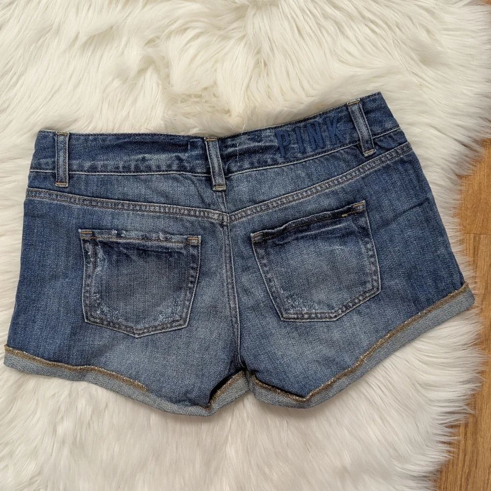 PINK Victoria's Secret Camo And Denim Shorts